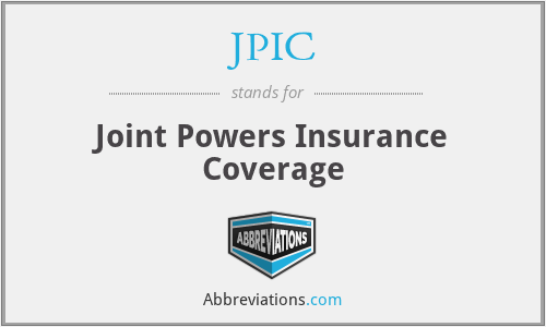 JPIC - Joint Powers Insurance Coverage
