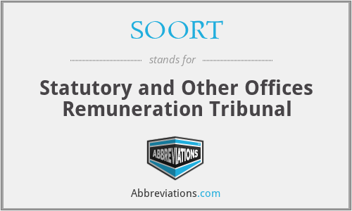 SOORT - Statutory and Other Offices Remuneration Tribunal