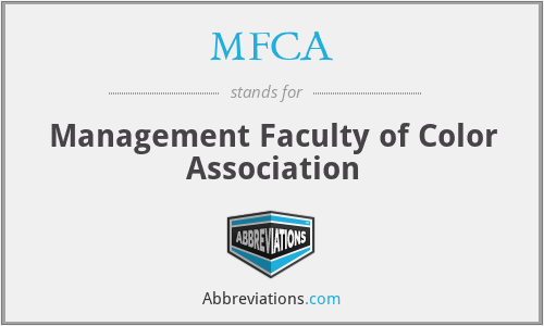 MFCA - Management Faculty of Color Association