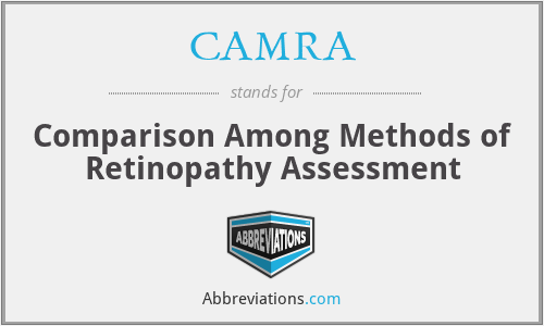 CAMRA - Comparison Among Methods of Retinopathy Assessment