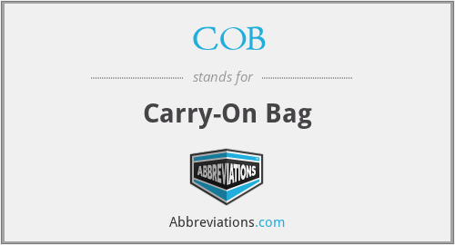 COB - Carry-On Bag