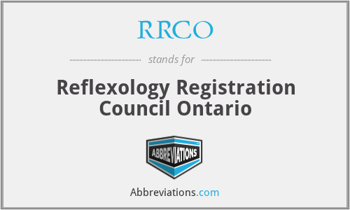 RRCO - Reflexology Registration Council Ontario