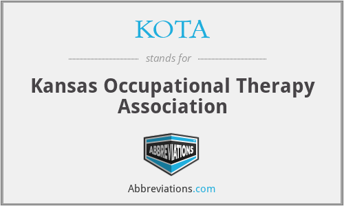 KOTA - Kansas Occupational Therapy Association