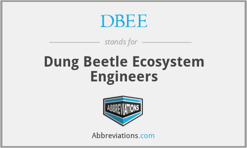 DBEE - Dung Beetle Ecosystem Engineers