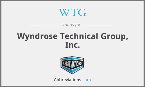 WTG - Wyndrose Technical Group, Inc.