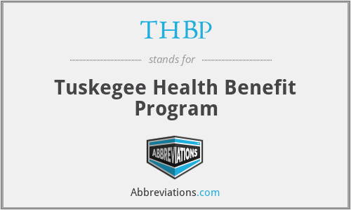 THBP - Tuskegee Health Benefit Program
