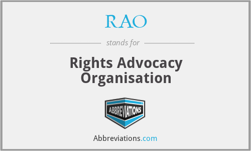 RAO - Rights Advocacy Organisation