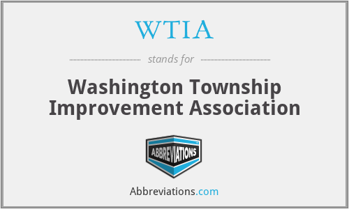 WTIA - Washington Township Improvement Association