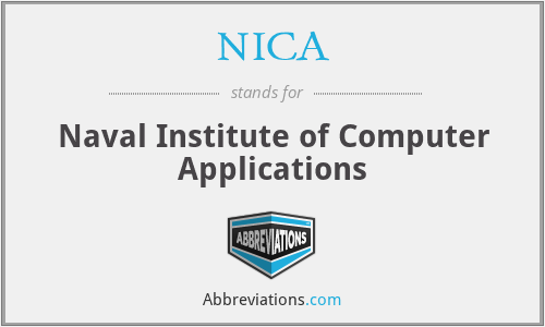 NICA - Naval Institute of Computer Applications