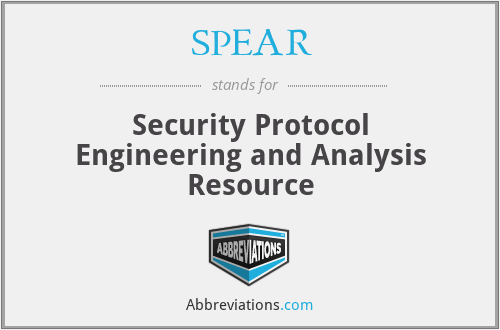 SPEAR - Security Protocol Engineering and Analysis Resource
