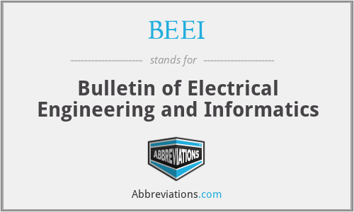 BEEI - Bulletin of Electrical Engineering and Informatics