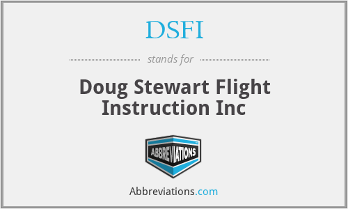 DSFI - Doug Stewart Flight Instruction Inc