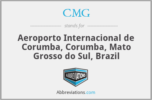 CMG - Aeroporto Internacional de Corumba, Corumba, Mato Grosso do Sul, Brazil