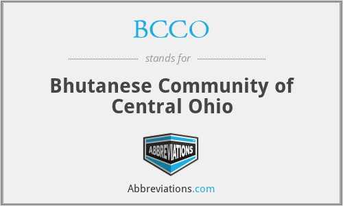 BCCO - Bhutanese Community of Central Ohio