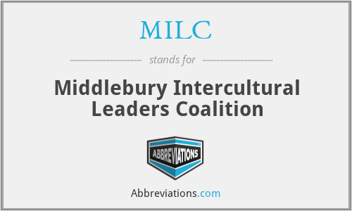 MILC - Middlebury Intercultural Leaders Coalition