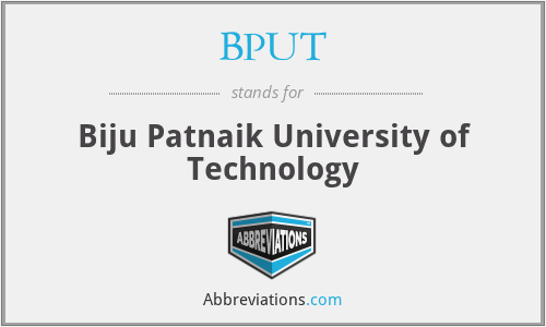 BPUT - Biju Patnaik University of Technology