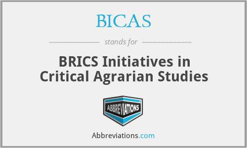 BICAS - BRICS Initiatives in Critical Agrarian Studies