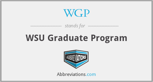 WGP - WSU Graduate Program