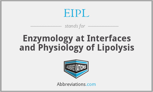 EIPL - Enzymology at Interfaces and Physiology of Lipolysis