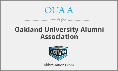 OUAA - Oakland University Alumni Association