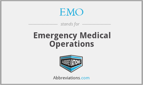 EMO - Emergency Medical Operations
