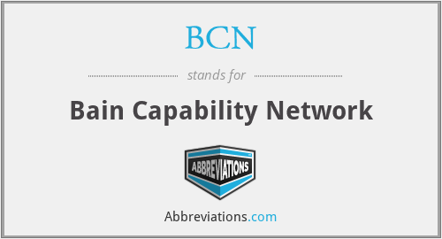 BCN - Bain Capability Network