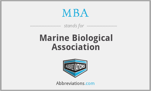 MBA - Marine Biological Association