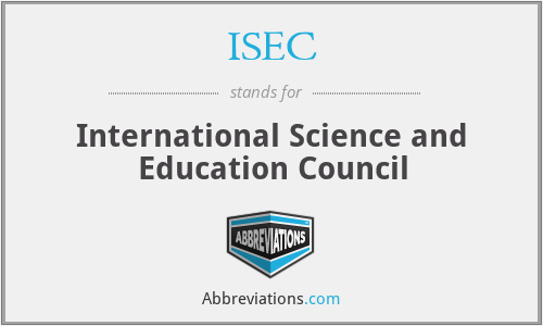 ISEC - International Science and Education Council