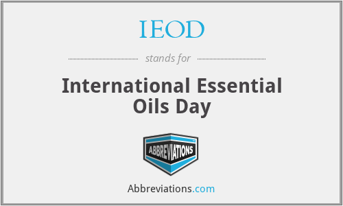 IEOD - International Essential Oils Day