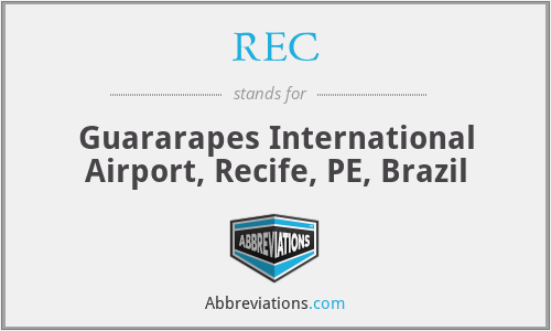 REC - Guararapes International Airport, Recife, PE, Brazil