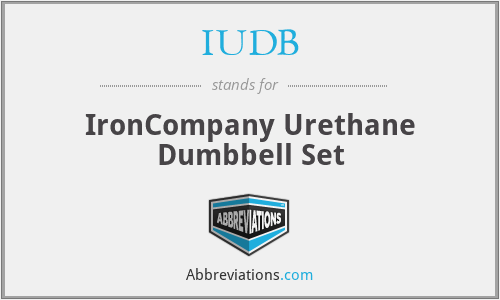 IUDB - IronCompany Urethane Dumbbell Set