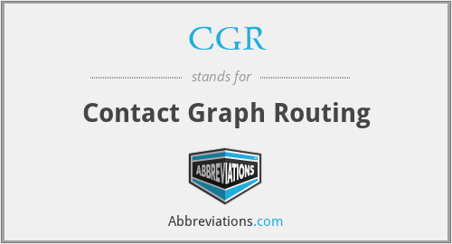 CGR - Contact Graph Routing