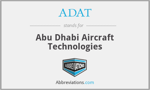 ADAT - Abu Dhabi Aircraft Technologies