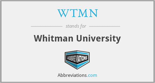 WTMN - Whitman University