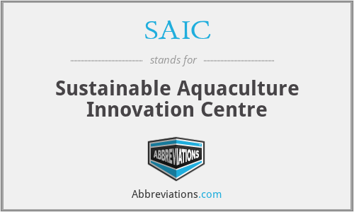 SAIC - Sustainable Aquaculture Innovation Centre