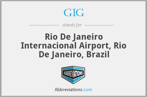 GIG - Rio De Janeiro Internacional Airport, Rio De Janeiro, Brazil