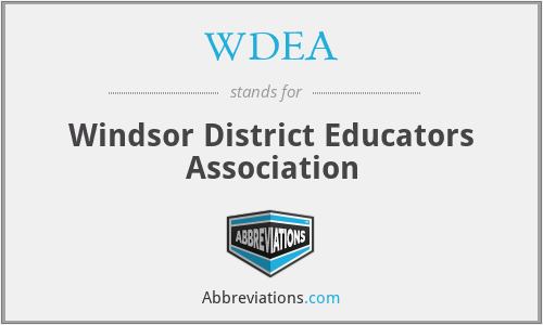 WDEA - Windsor District Educators Association