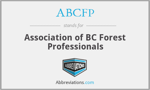 ABCFP - Association of BC Forest Professionals