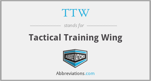 TTW - Tactical Training Wing