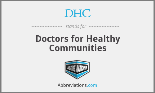 DHC - Doctors for Healthy Communities