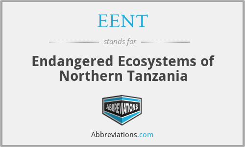 EENT - Endangered Ecosystems of Northern Tanzania