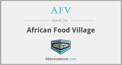 AFV - African Food Village