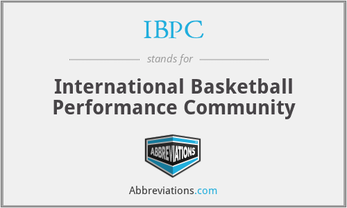 IBPC - International Basketball Performance Community