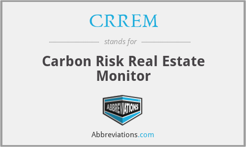 CRREM - Carbon Risk Real Estate Monitor