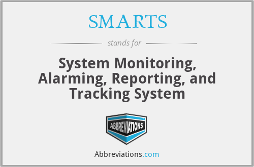 SMARTS - System Monitoring, Alarming, Reporting, and Tracking System