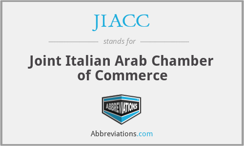 JIACC - Joint Italian Arab Chamber of Commerce
