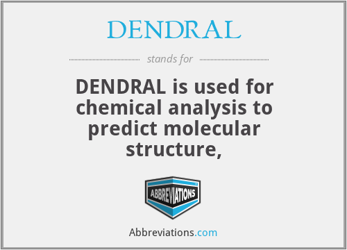 DENDRAL - DENDRAL is used for chemical analysis to predict molecular structure,