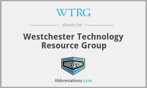 WTRG - Westchester Technology Resource Group