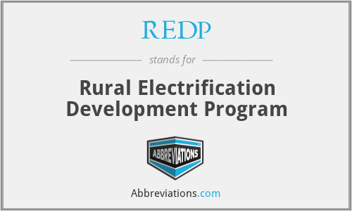 REDP - Rural Electrification Development Program
