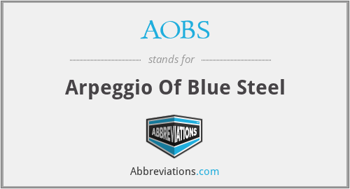 AOBS - Arpeggio Of Blue Steel